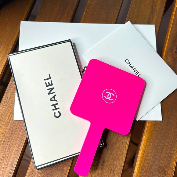 CHANEL Accessories Chanel Logo Handheld Hand Mini Mirror Poshmark